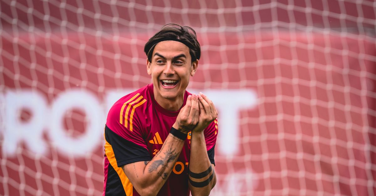 Dybala jokes on social media about a humorous training photo ahead of Parma clash