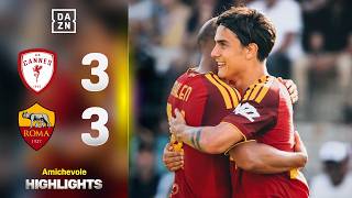 Dybala free-kick and Malen strike lead Roma to 3-3 draw with Cannes