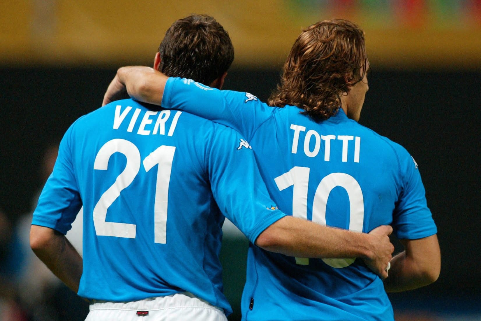 Vieri praises Totti as a devastating talent born with the gift of the number 10