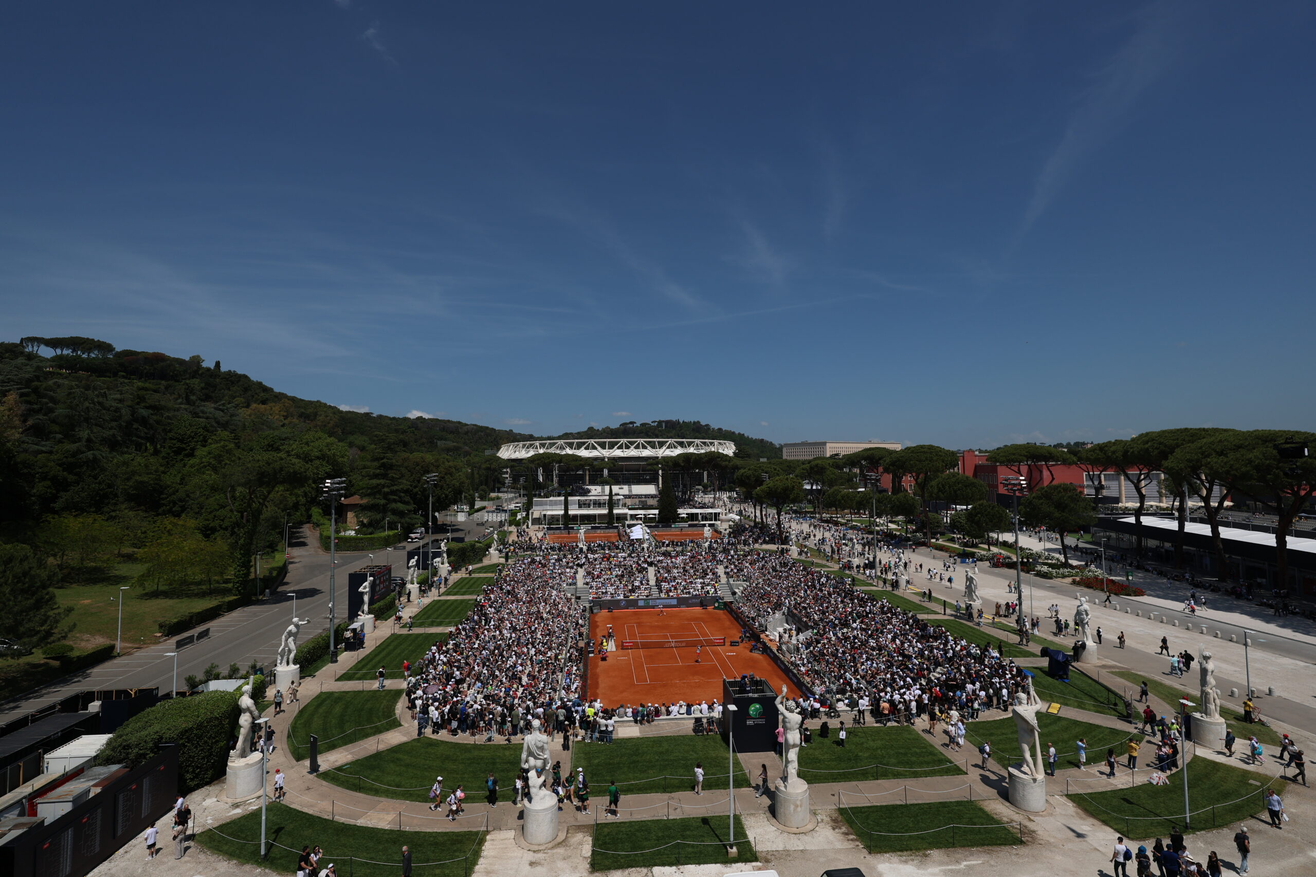 Stadio Olimpico and Foro Italico to be heavily secured for derby and tennis finals