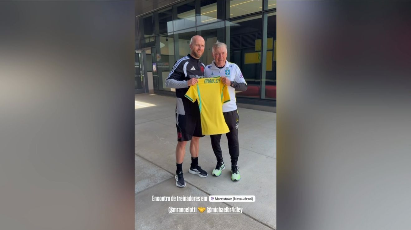 Former Roma Coach Bradley Meets Ancelotti and Marquinhos at World Cup