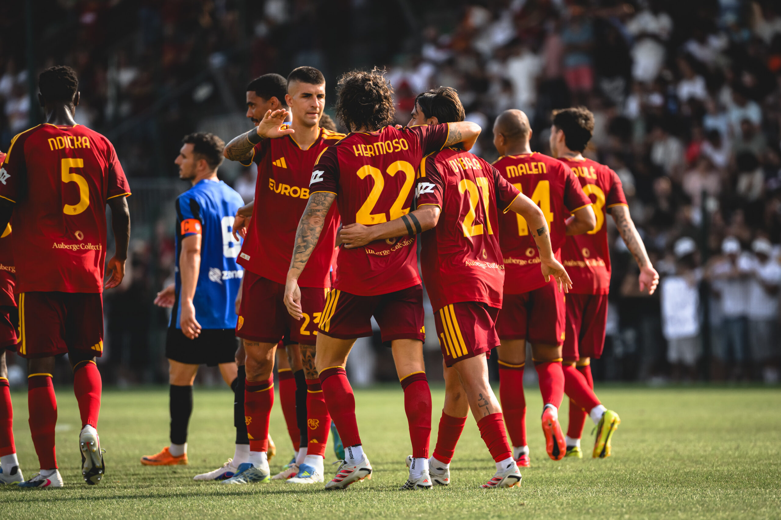 Cardiff friendly will be broadcast free-to-air as Roma prepare UK tour