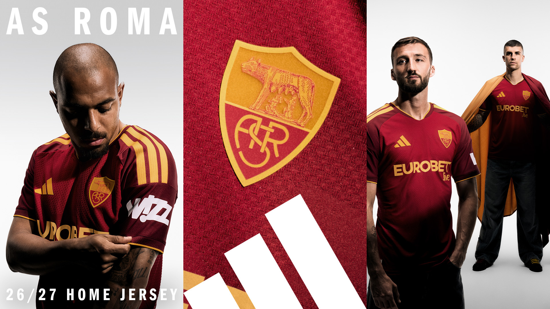 Roma unveil centenary kit with return of historic badge