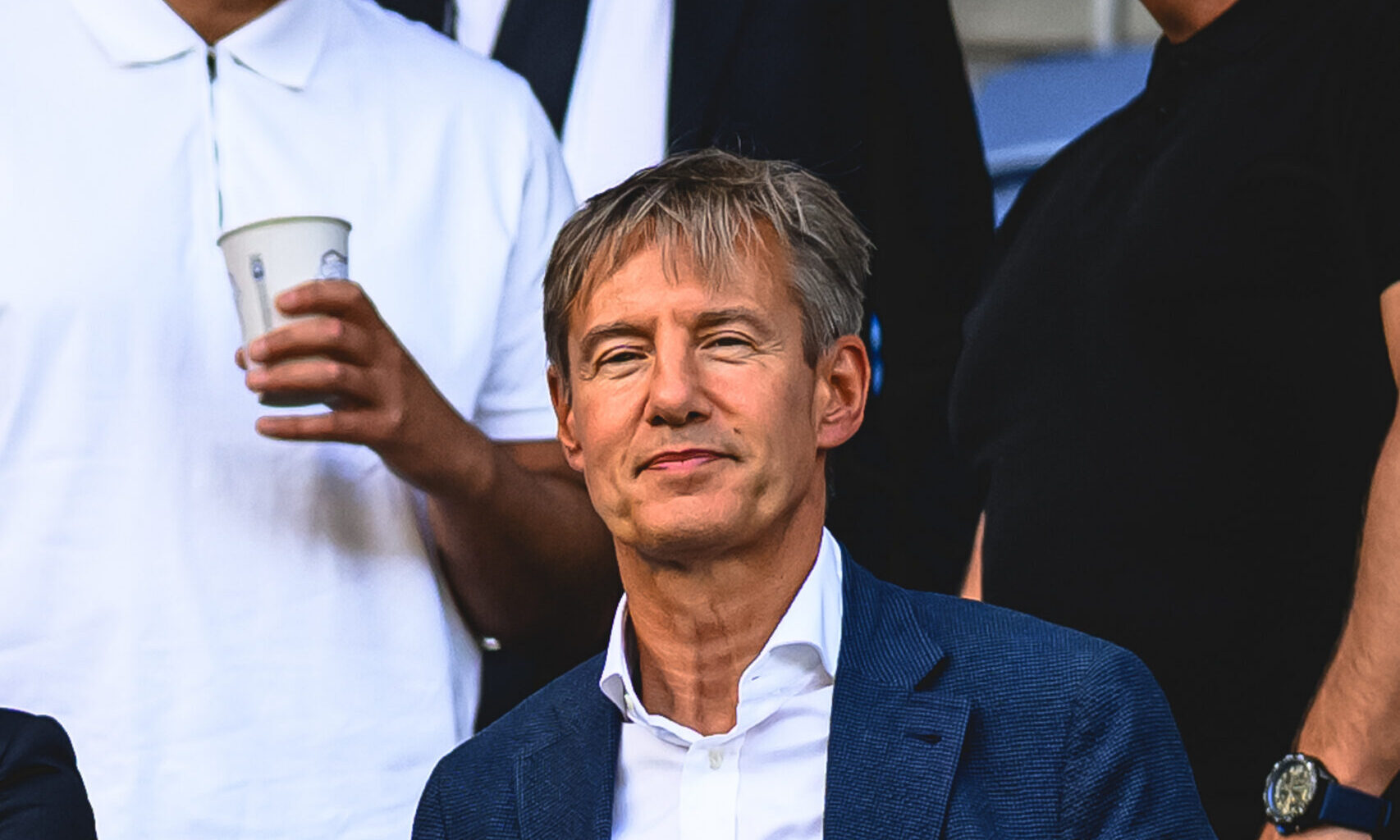 Galantic makes first appearance as Roma CEO at Cardiff friendly