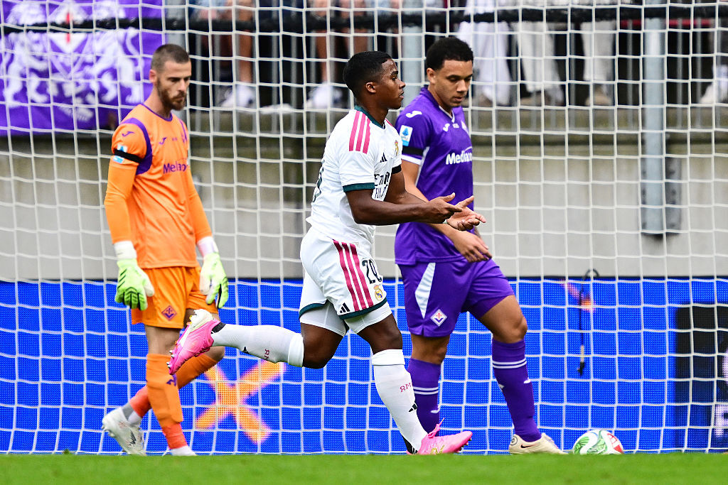Endrick impresses with stunning goal against Fiorentina in Real Madrid friendly