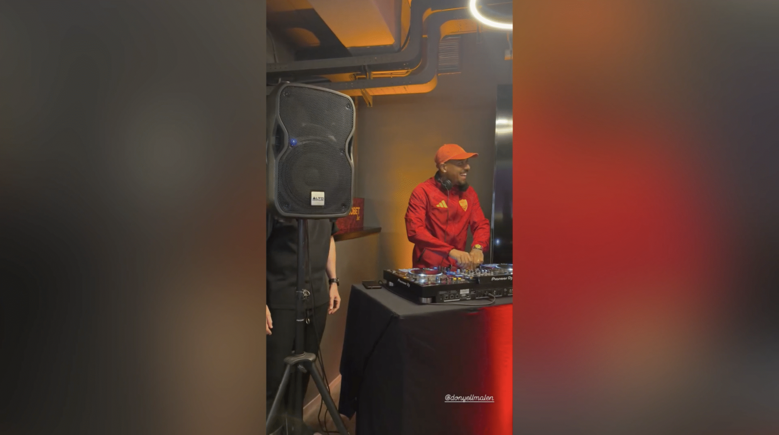 Malen celebrates hat-trick against Fiorentina with DJ performance in wife's video