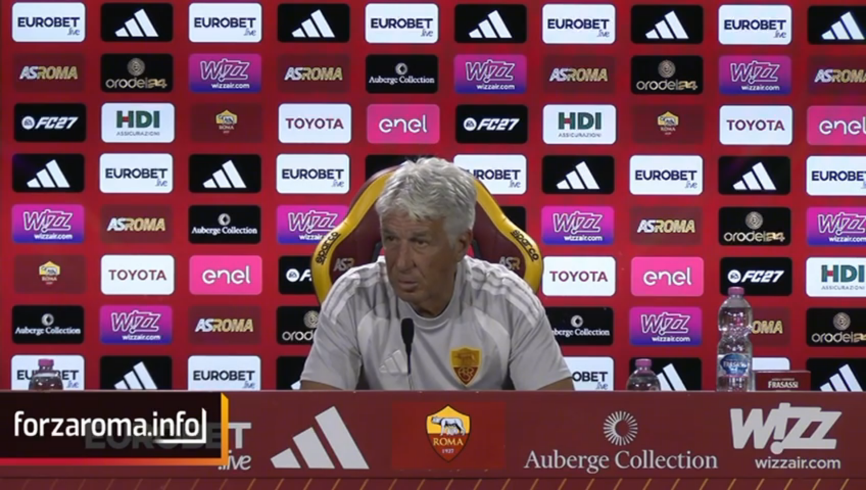 Gasperini says Roma need left-sided attacker and left-back; warns against overloading Lulli