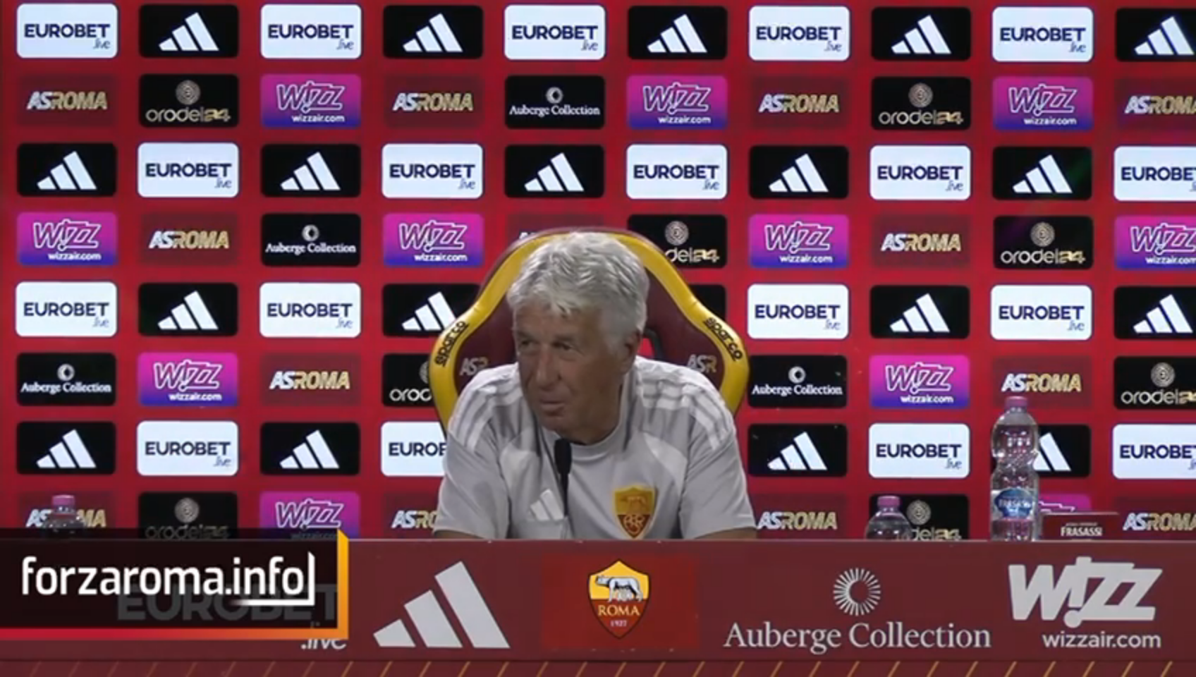 Gasperini clarifies Soulé situation: no offers received, available for tomorrow
