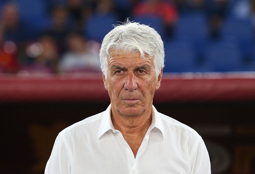Gasperini booked after confrontation with referee Colombo in Roma-Atalanta first half