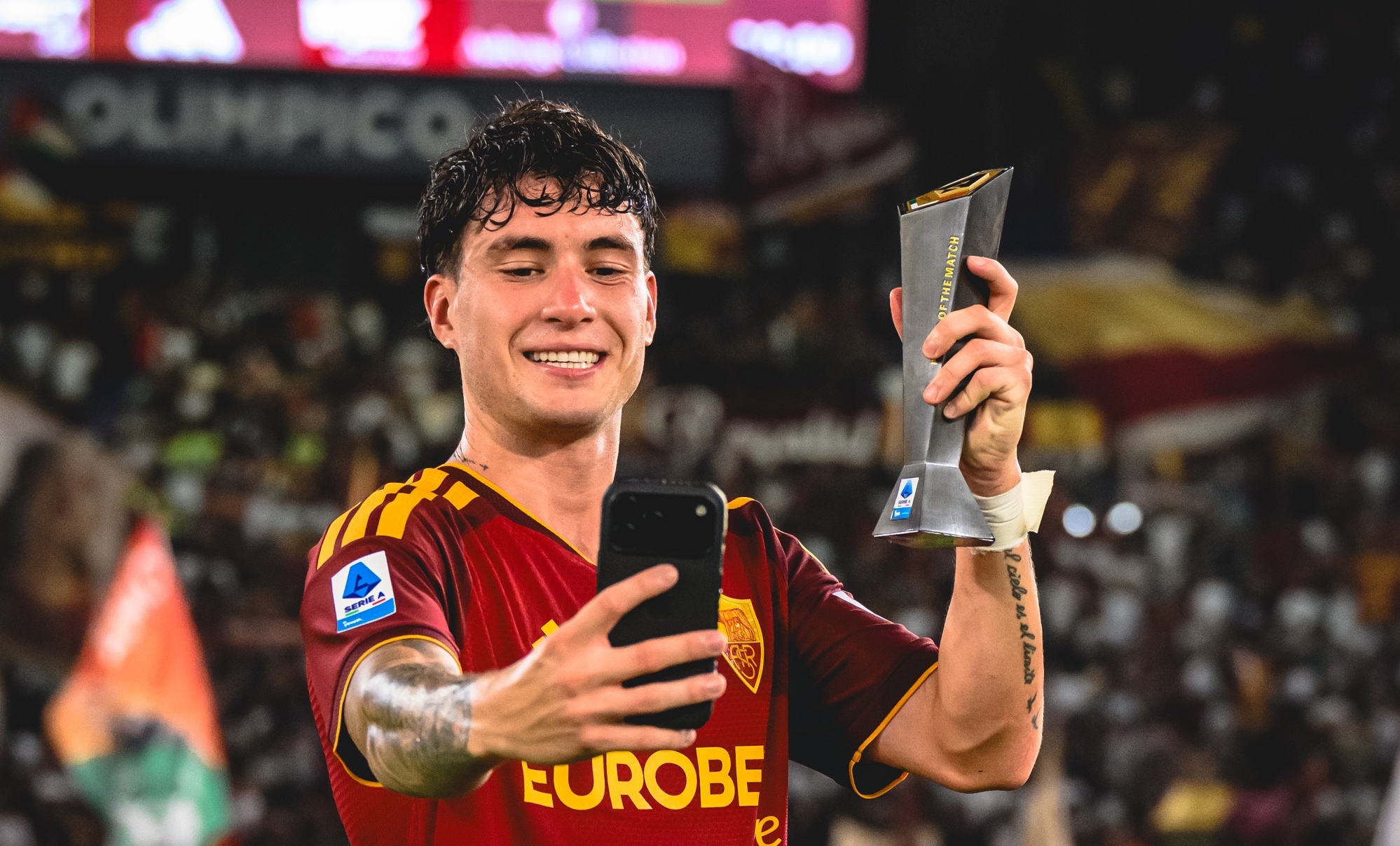 Soulé: This squad never gives up, and I want to give everything for Roma