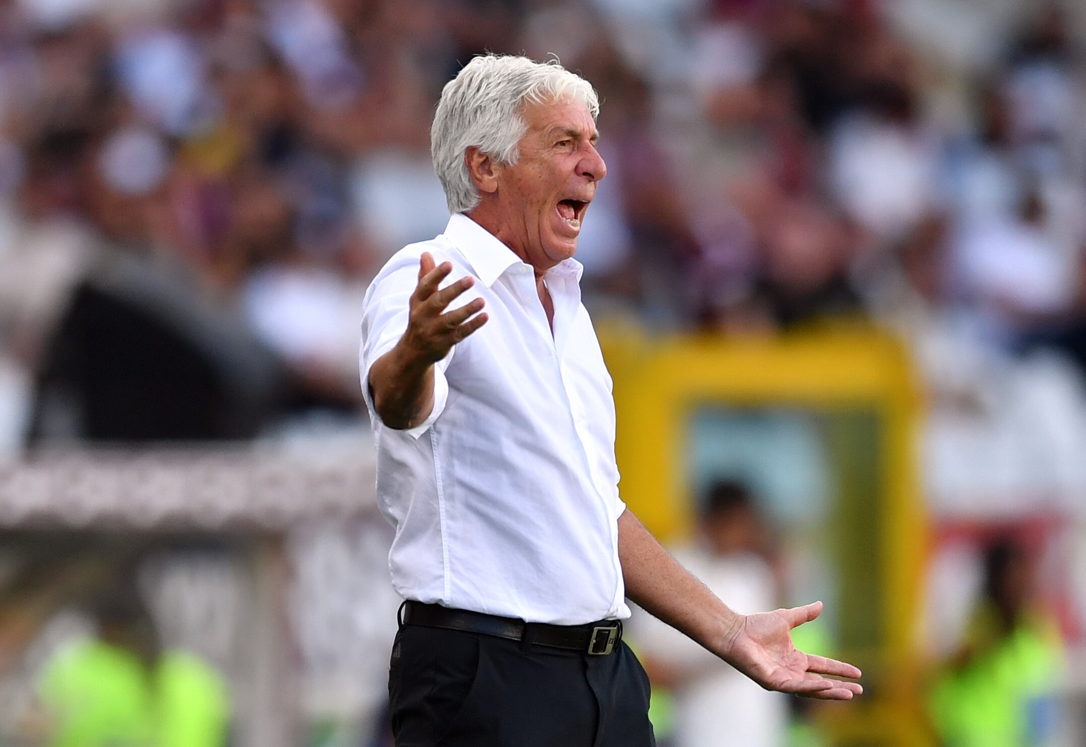 Molina's wayward cross angers Gasperini as Roma lead Torino at half-time