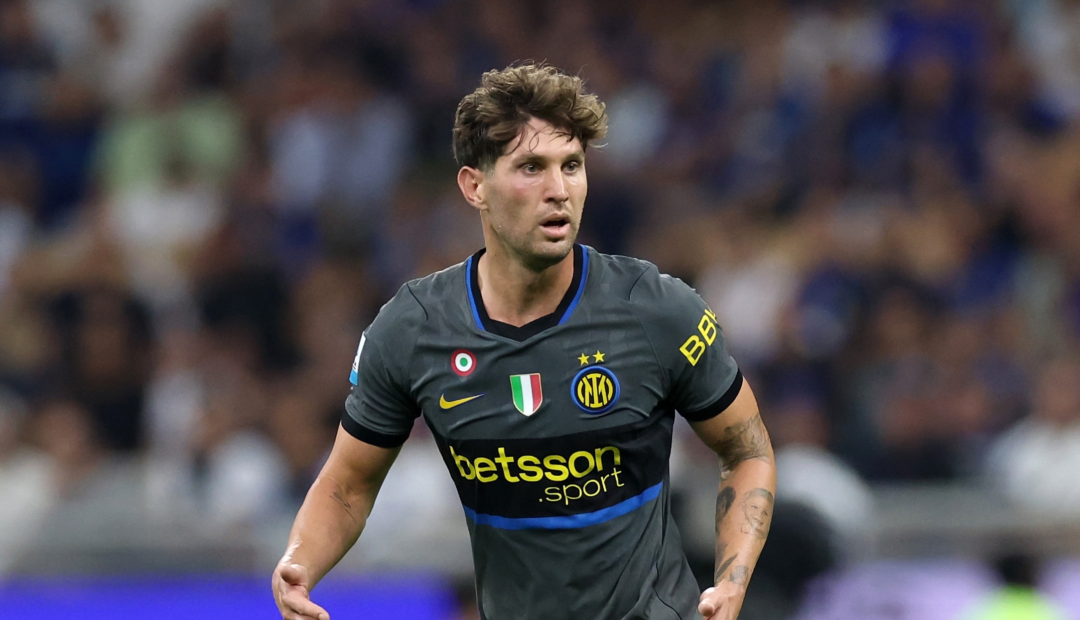 Inter defender Stones doubts for Roma match with muscle injury