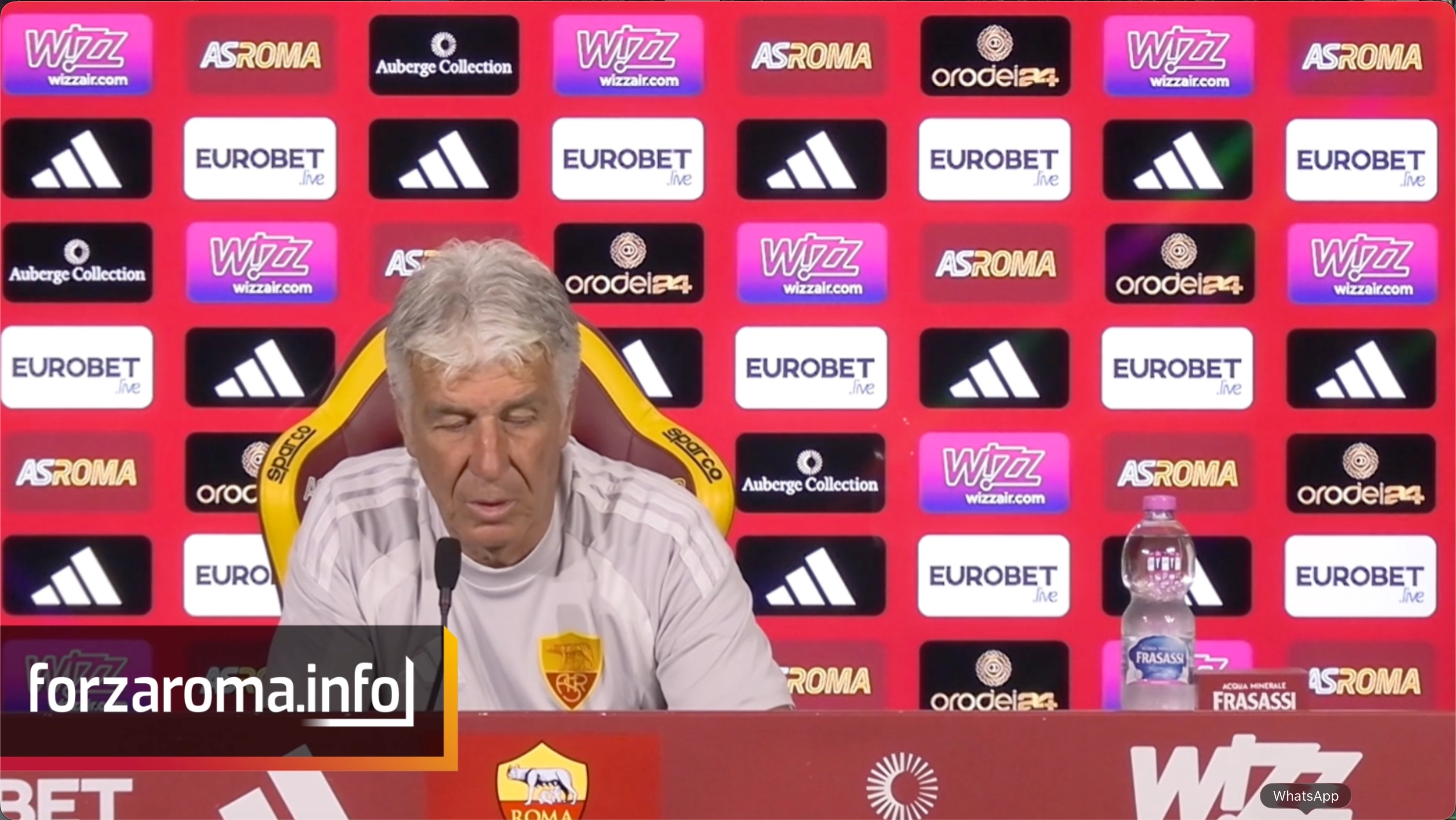 Gasperini backs de Roon: 'He could not have ended up on the shelf. It is a fortune to have him at Roma'