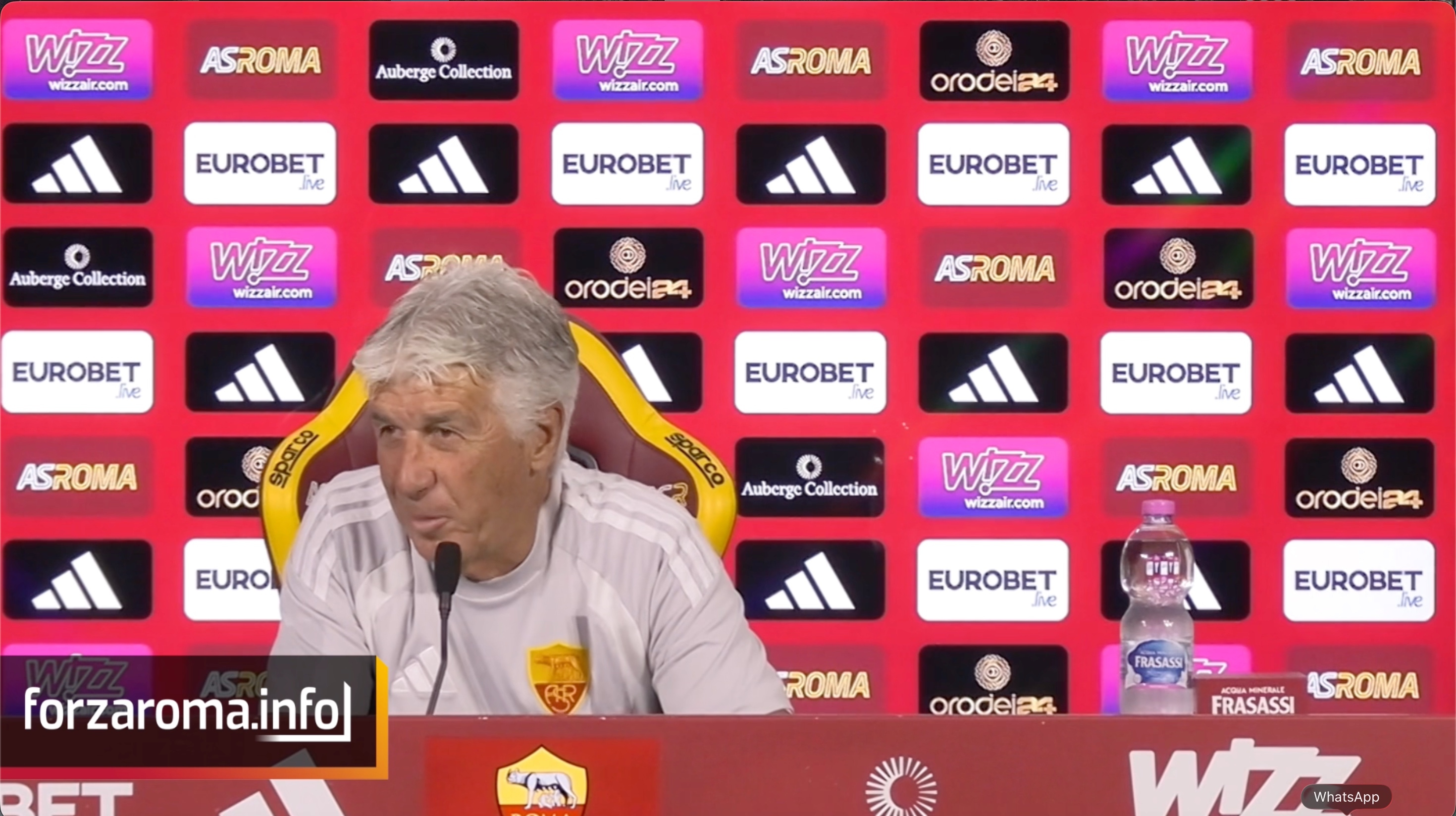 Gasperini on Dybala: fit players feature always, injuries cannot be predicted
