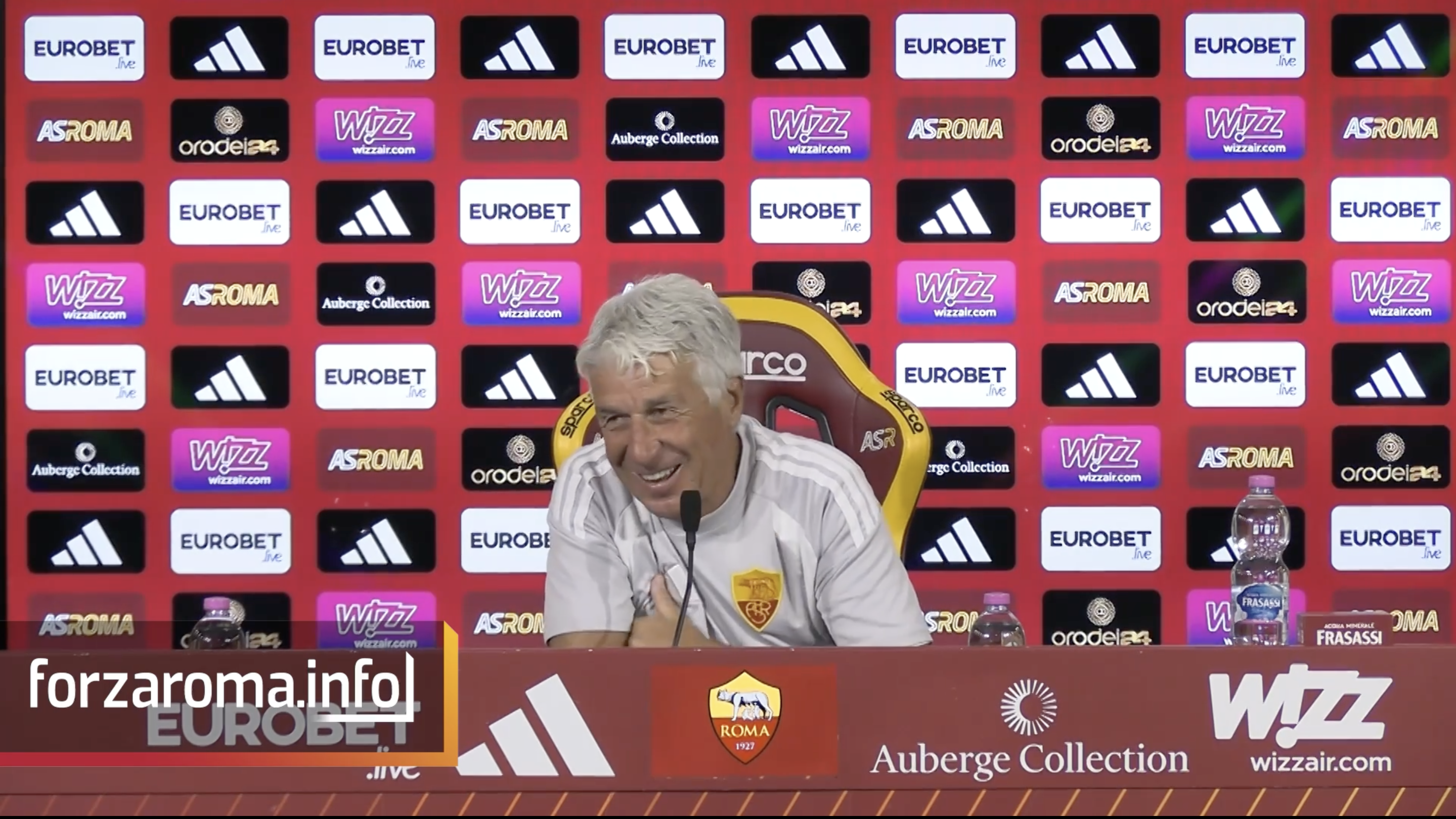Gasperini dismisses talk of ulterior motive behind dinner with Totti