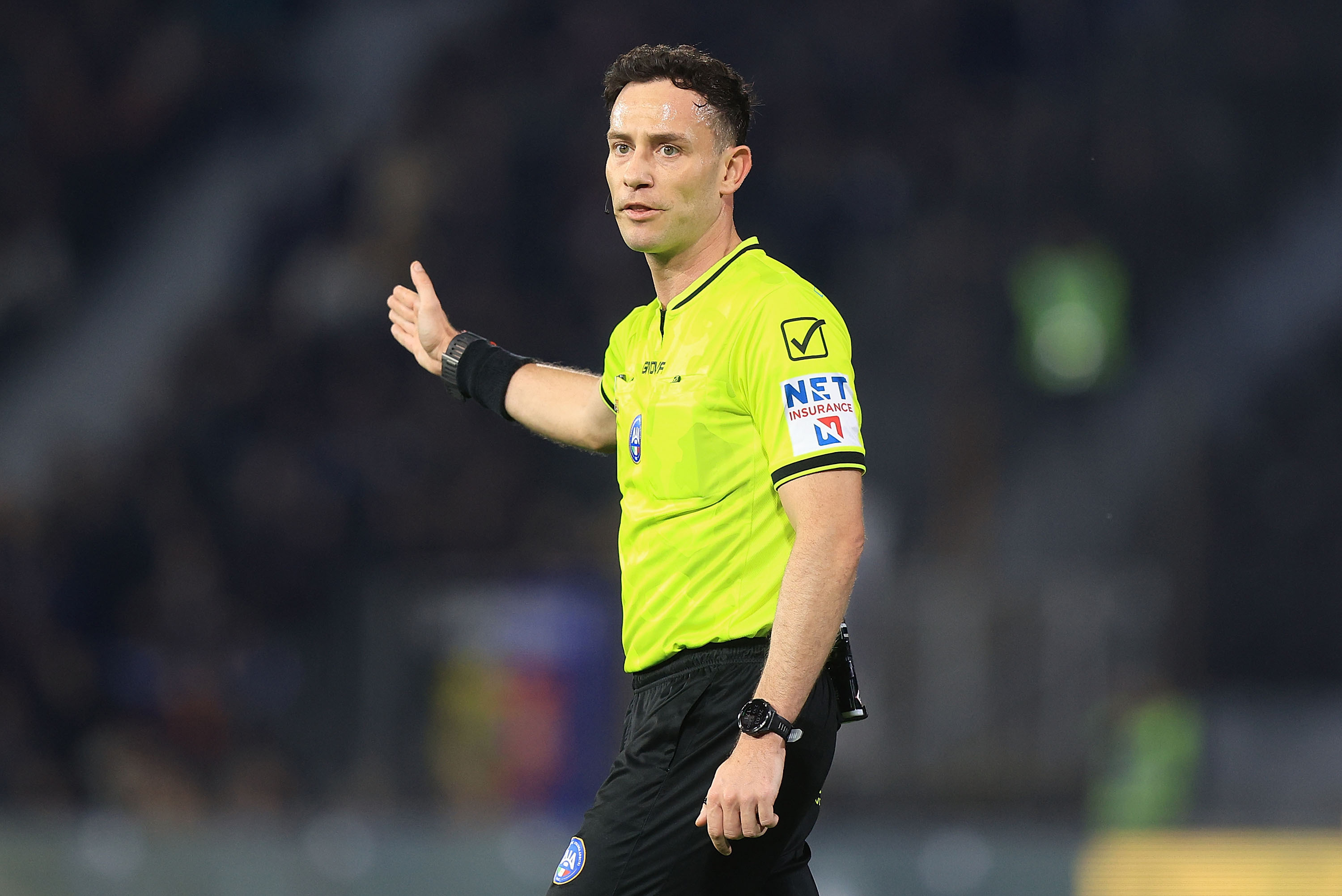 Ermanno Feliciani to referee Roma against Cagliari at the Olimpico