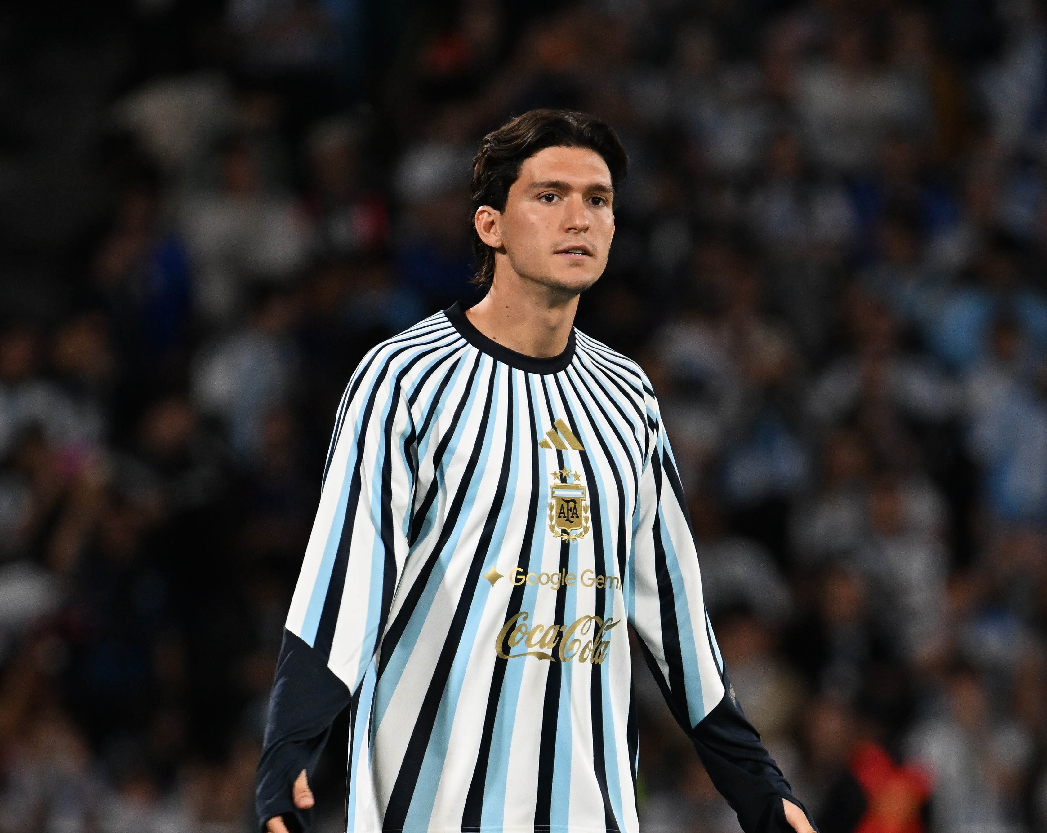 Soulé and Castro watch from the bench as Balerdi features in Argentina's night