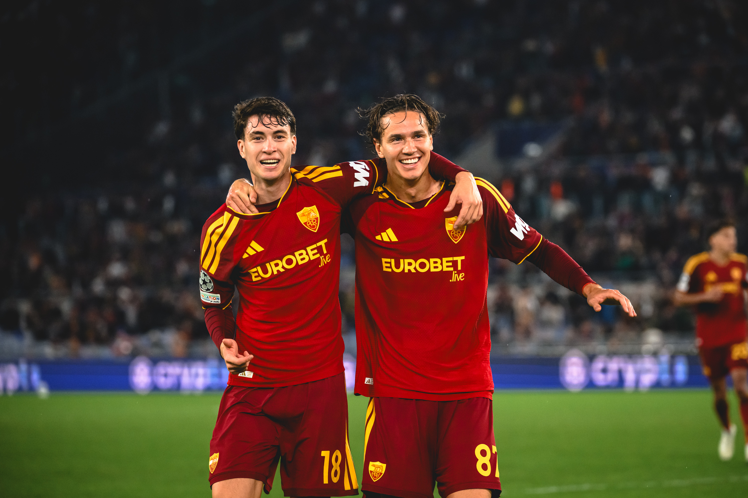 Roma thrash Slovan Bratislava 4-0 to claim first Champions League win
