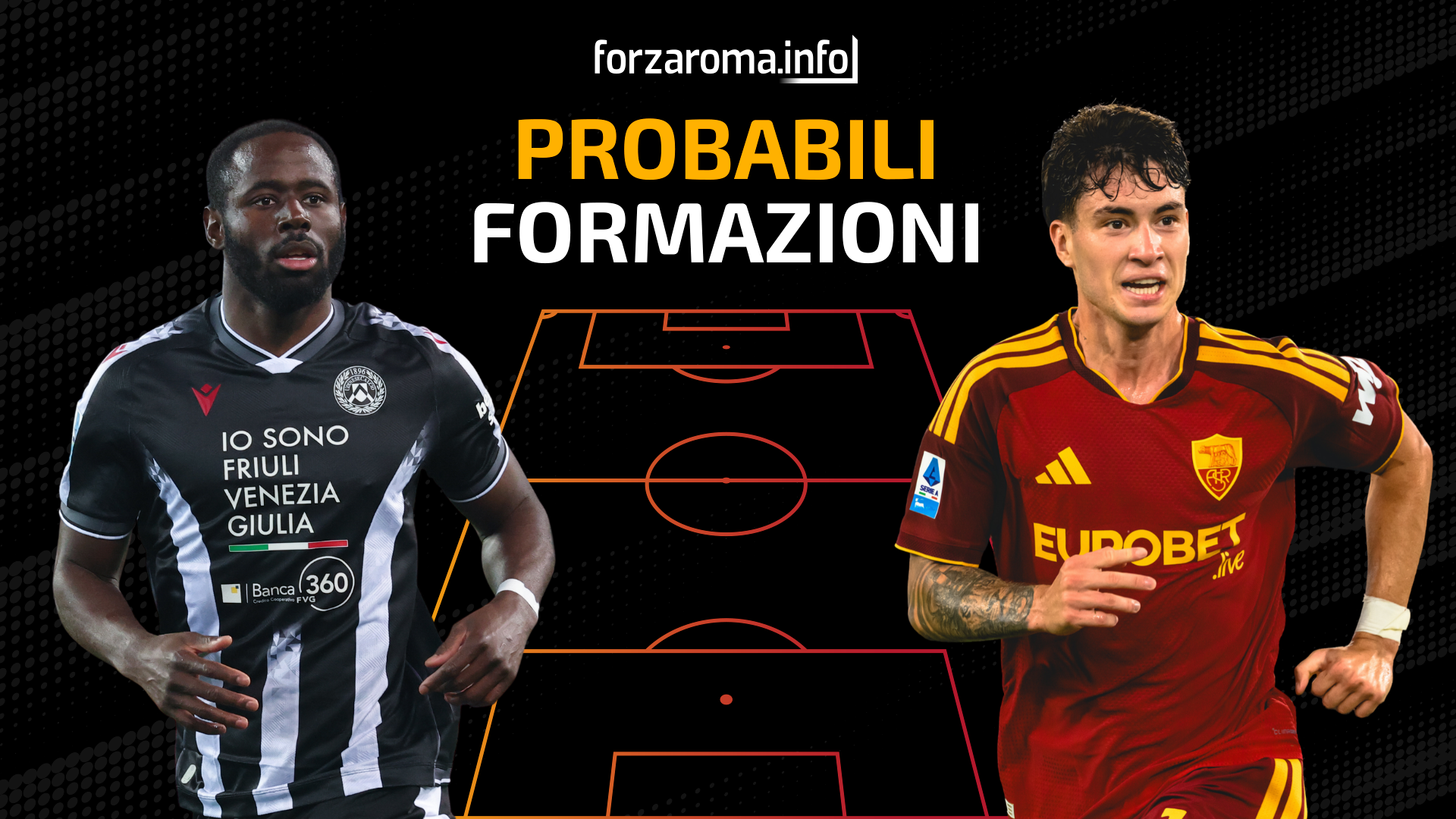 Udinese vs Roma: probable line-ups feature Soulé and Mora up front, Ghilardi behind