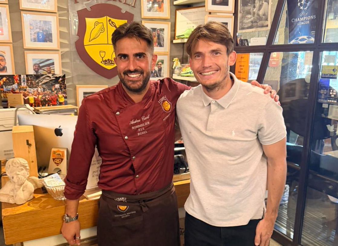 De Roon wins over Roma as he adapts to life in the capital, starting with Roman cuisine