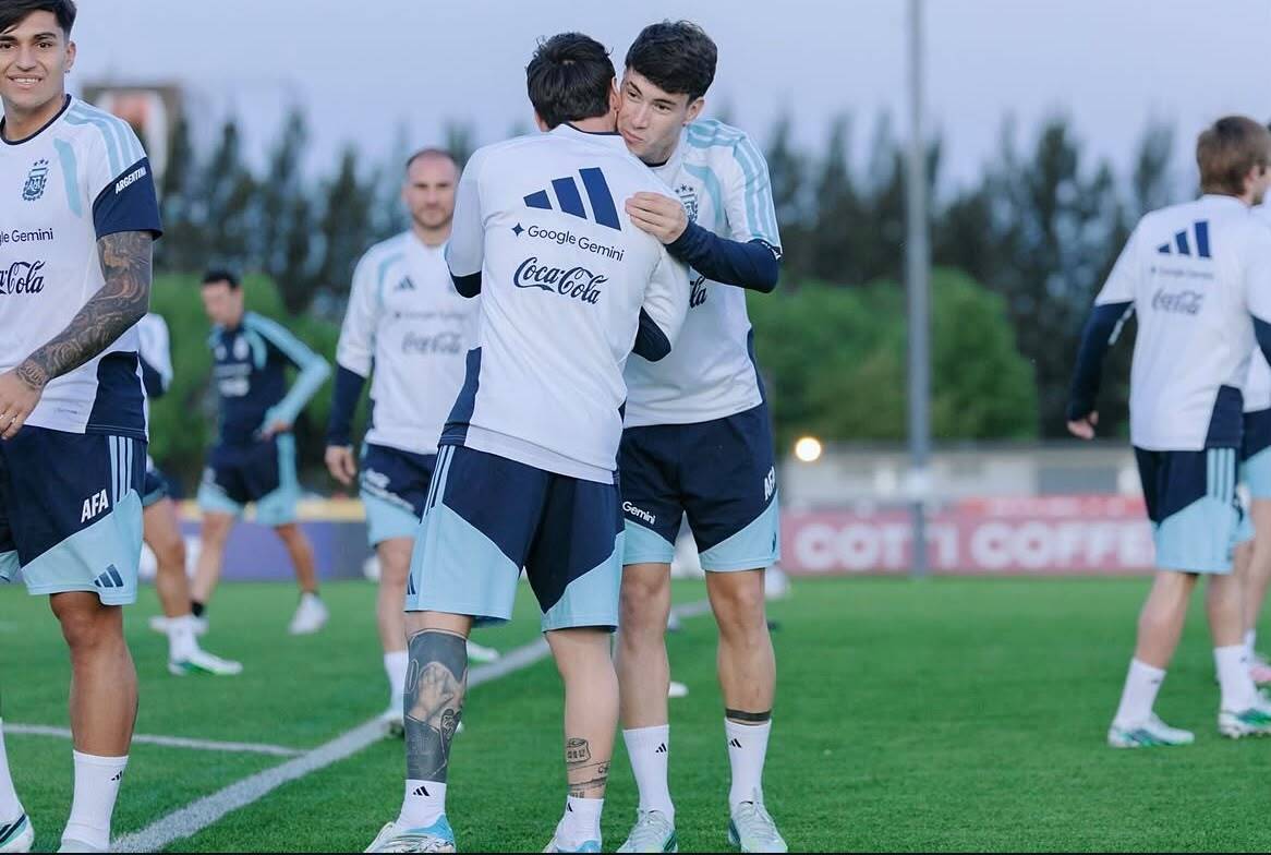 Messi's final Argentina training session: Soulé's special message before goodbye
