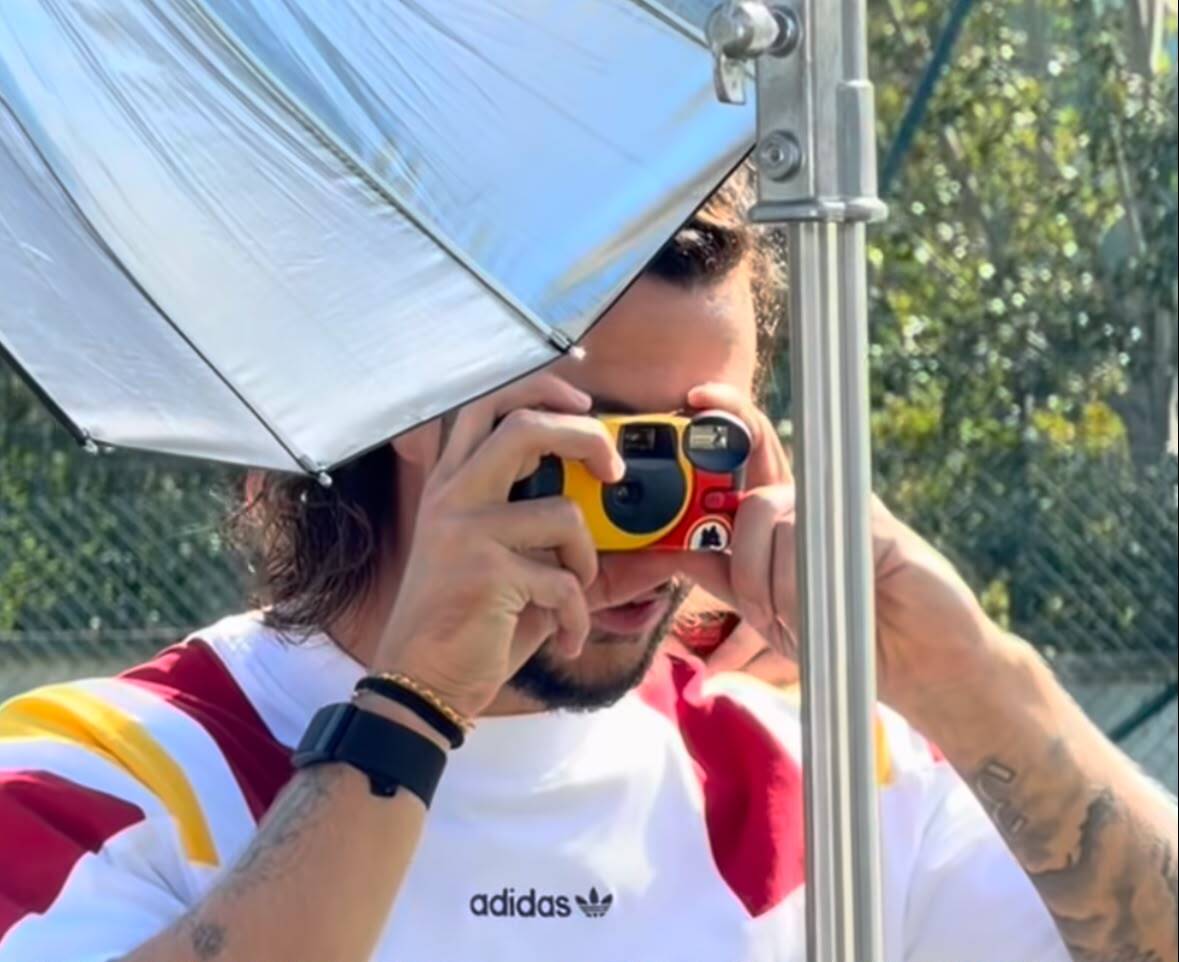 Hermoso turns photographer for a day with Malen as his subject