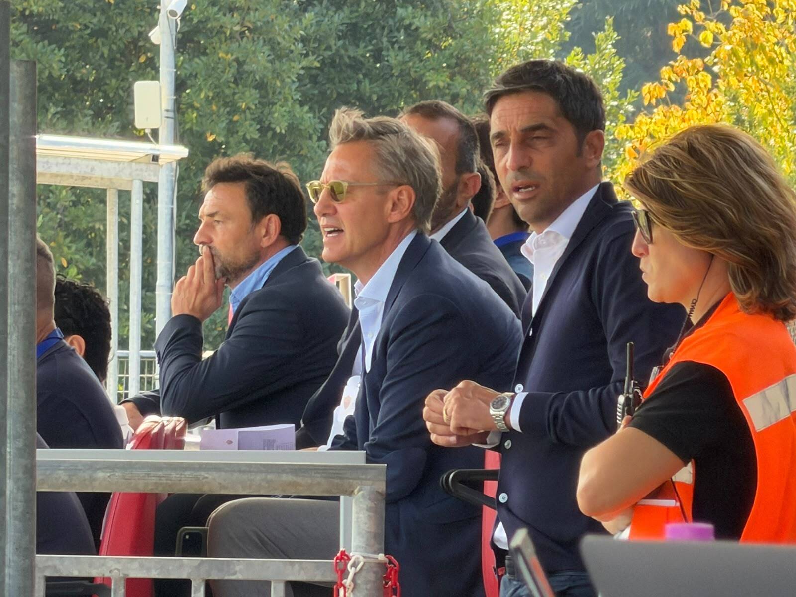 Roma Primavera take on Slovan Bratislava at Tre Fontane in Youth League, with Galantic and D'Amico in attendance