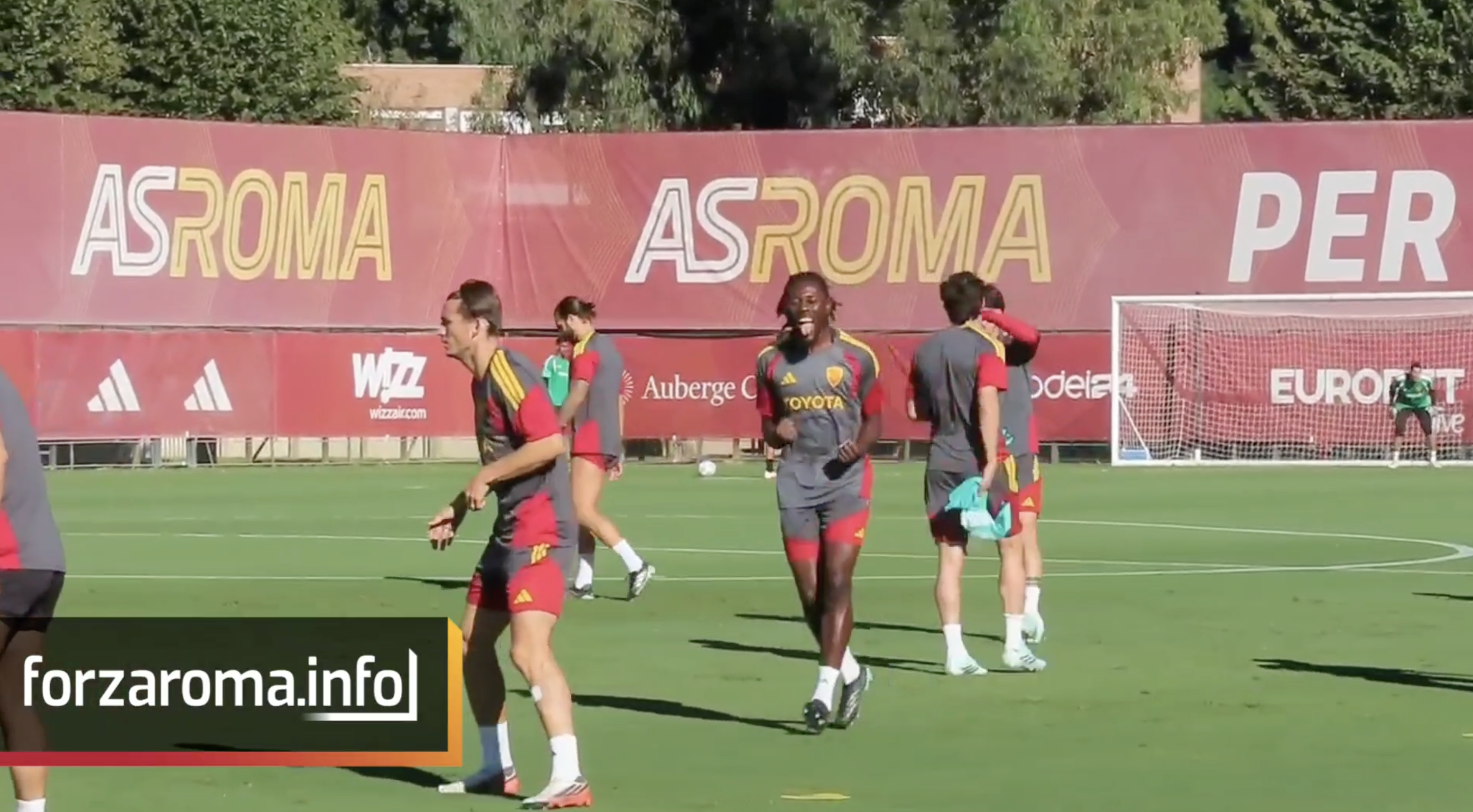 Roma train ahead of Real Madrid Champions League tie