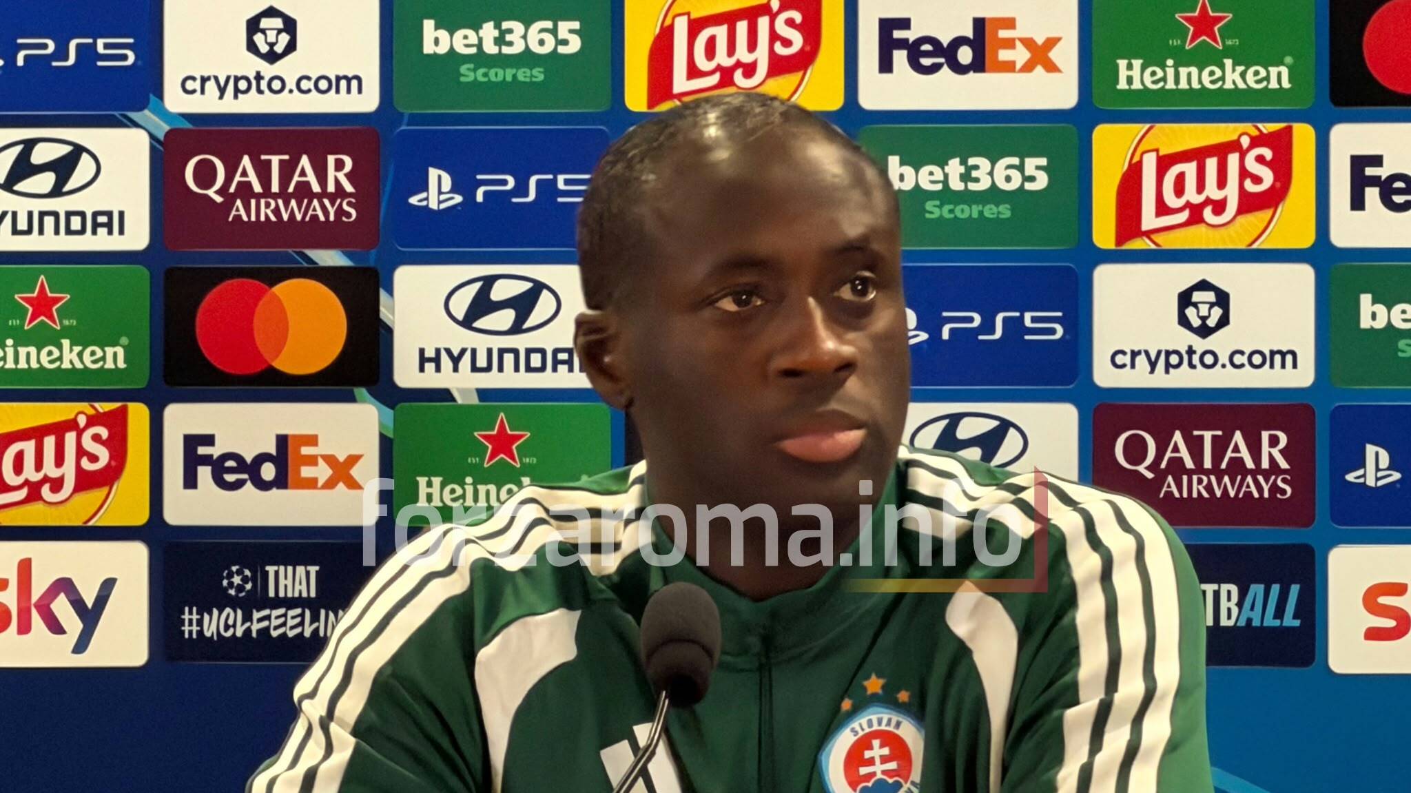 Slovan's Touré on Roma: 'Great respect for Roma and Gasperini, but in the Champions League details matter'