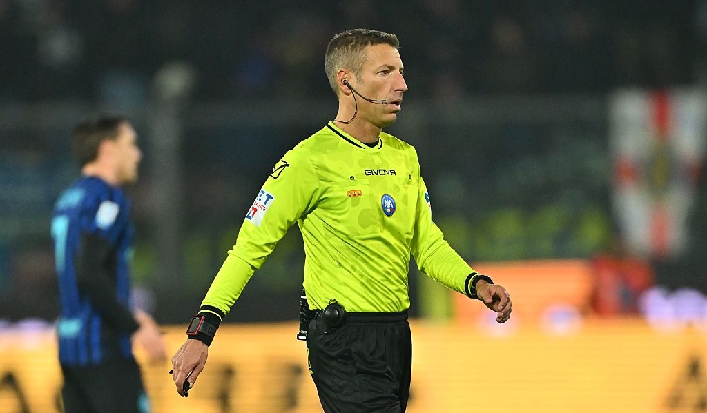 Davide Massa to referee Roma–Inter; 10 matches without a win for Giallorossi under him