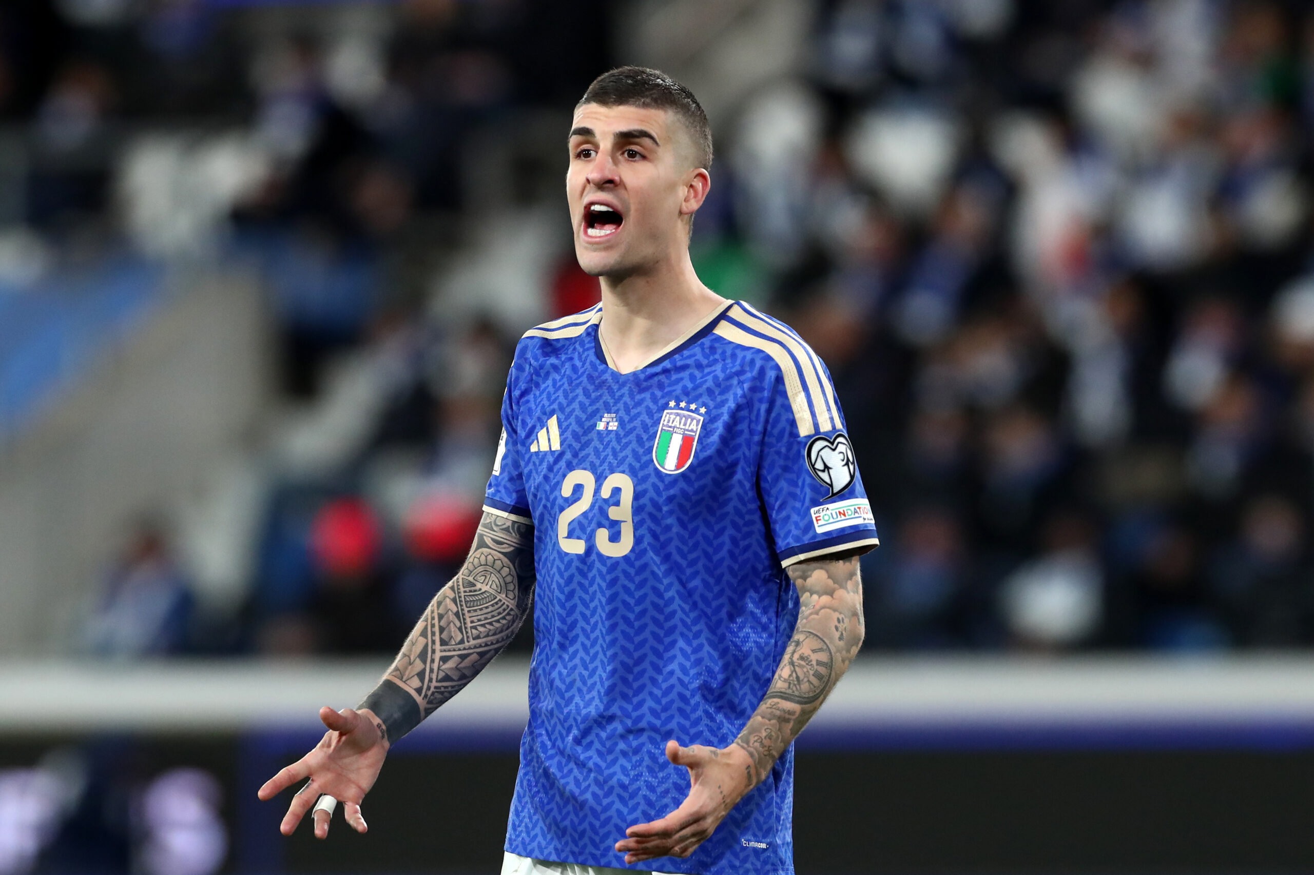 Mancini starts for Italy against Belgium as Roma defender leads defence