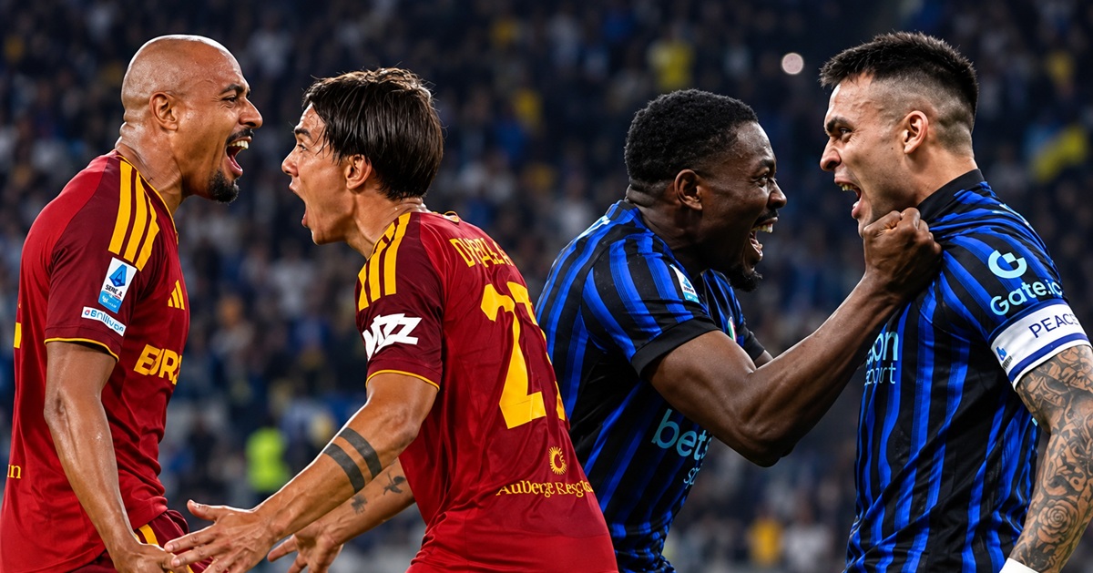 All eyes on Roma-Inter: a landmark test between title ambitions and a curse to break