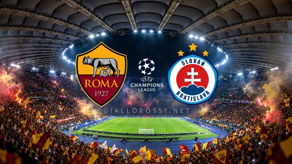 Hermoso and Molina give Roma a 2-0 half-time lead over Slovan Bratislava