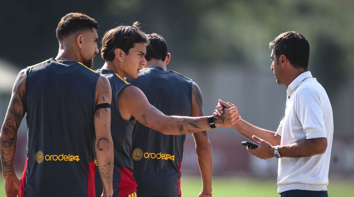 D'Amico at Gasperini's side as Roma train at Trigoria; Cristante injury a major concern ahead of Como