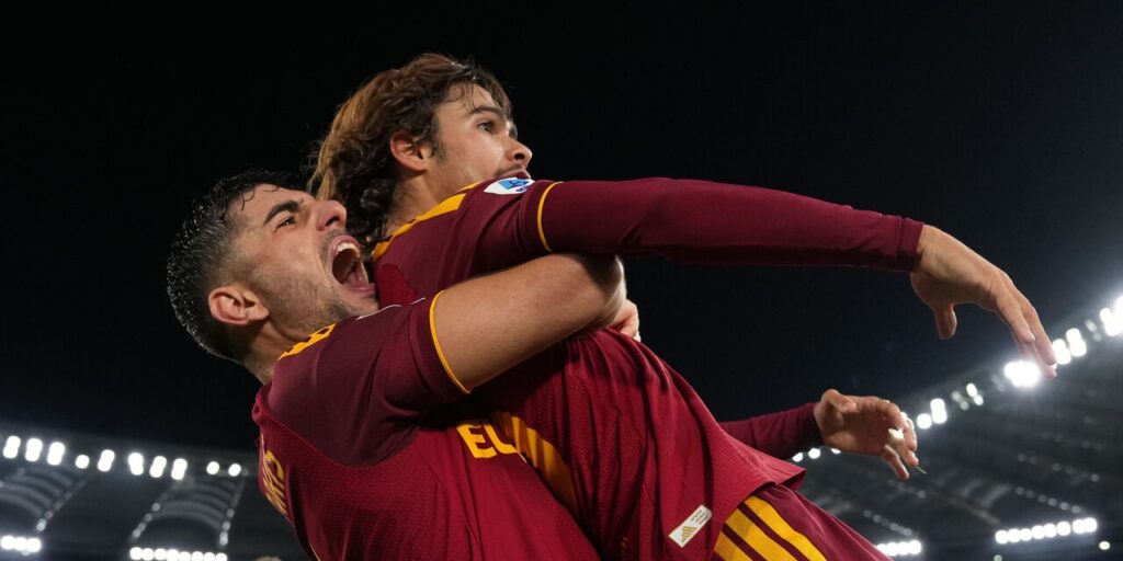 Roma beat Cagliari 4-2 as Mora and Malen turn the match, Mancini struggles