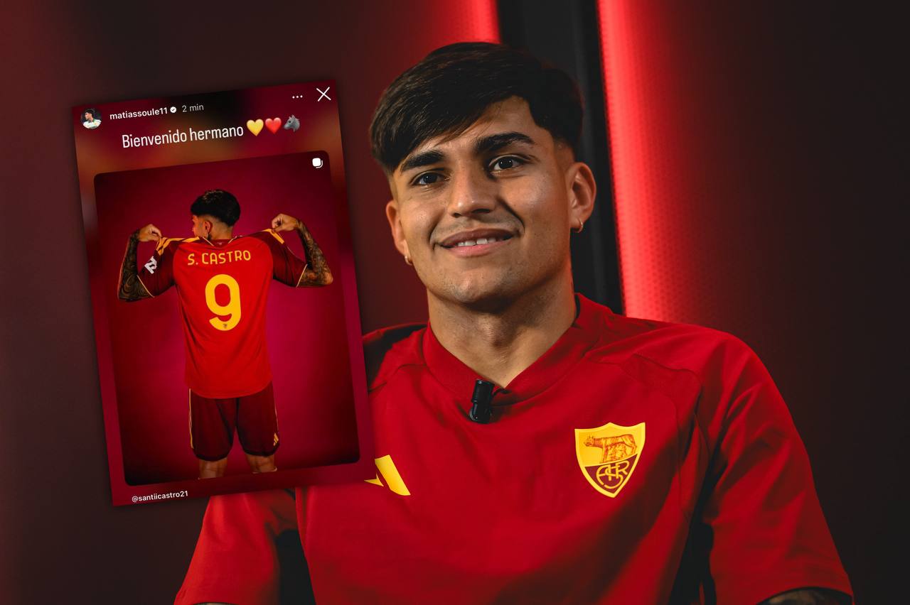 Castro officially joins Roma as Soulé welcomes fellow Argentine