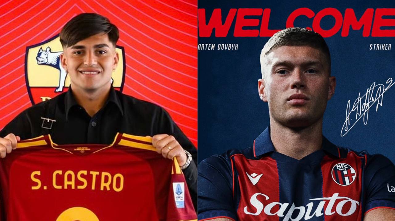 Castro and Dovbyk officially swapped as Roma complete opening summer transfer