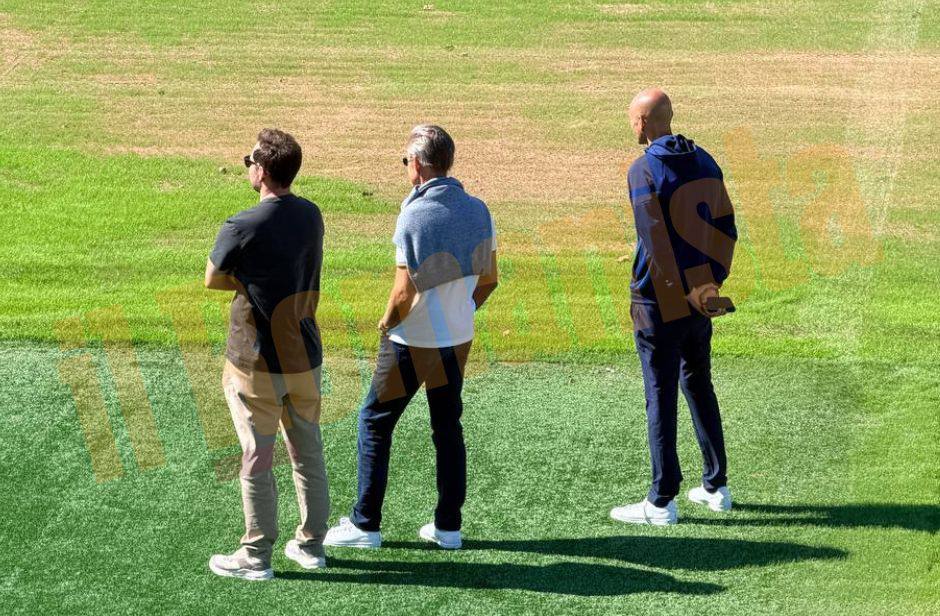 Roma continue Cardiff training camp as Friedkin and Galantic observe