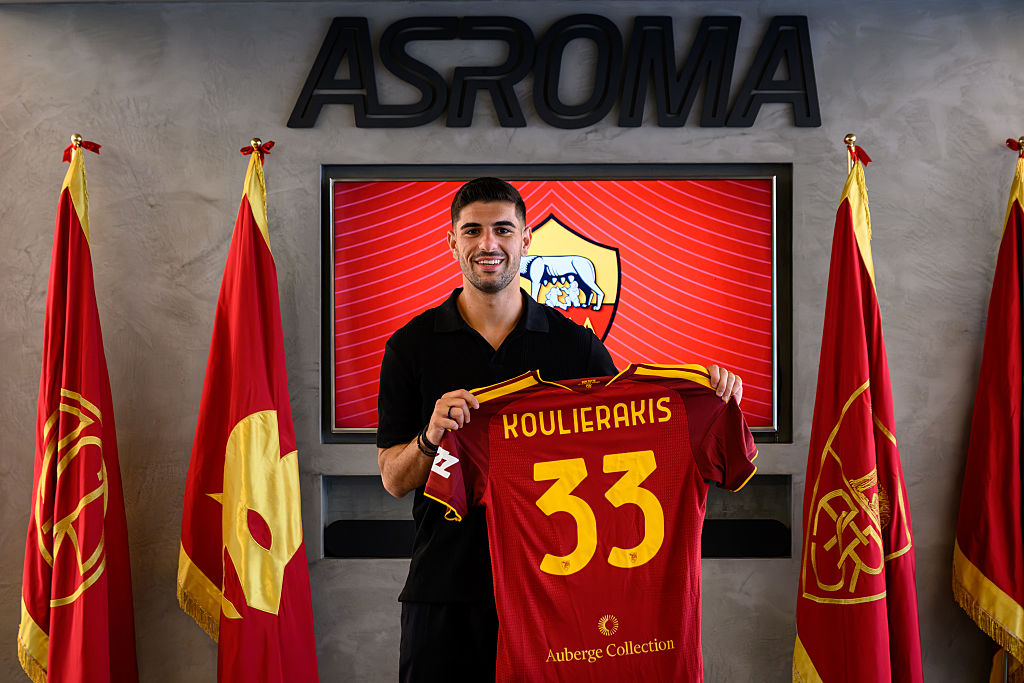 Koulierakis arrives at Roma: first day in the capital