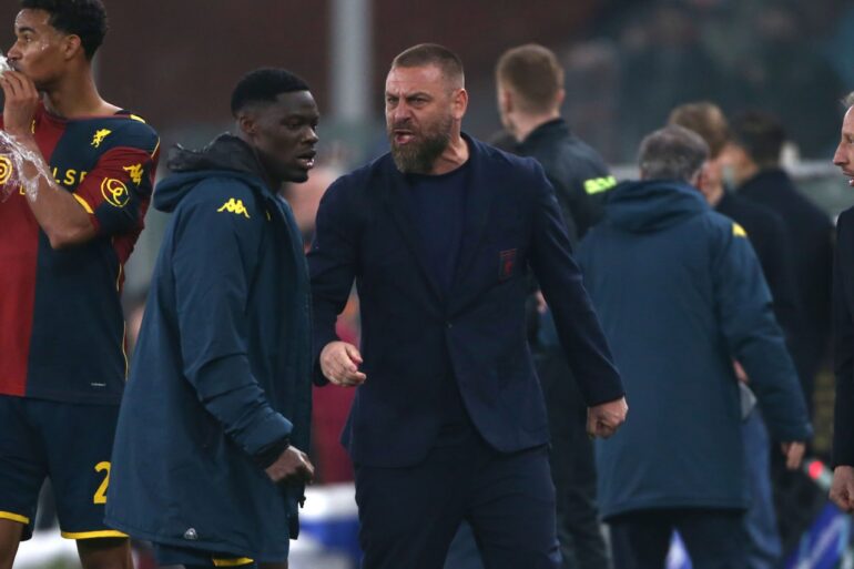 Genoa's De Rossi loses key midfielder for Roma clash after injury setback