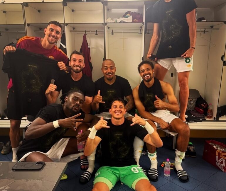 Roma celebrate Champions League return with special 'Ad Astra' shirt