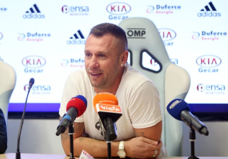 Cassano criticises Roma squad, suggests Gasperini should leave