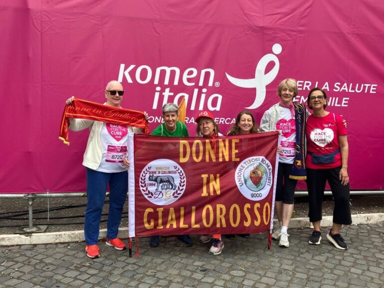 Roma Club UTR participates in Race for the Cure charity event