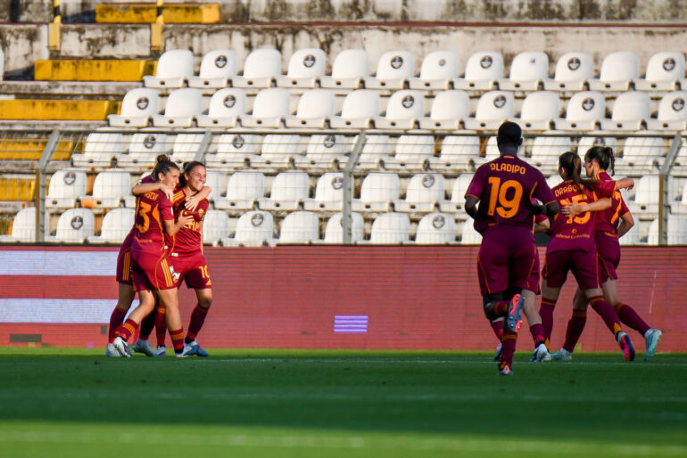 AS Roma Femminile Complete Domestic Double with Coppa Italia Victory