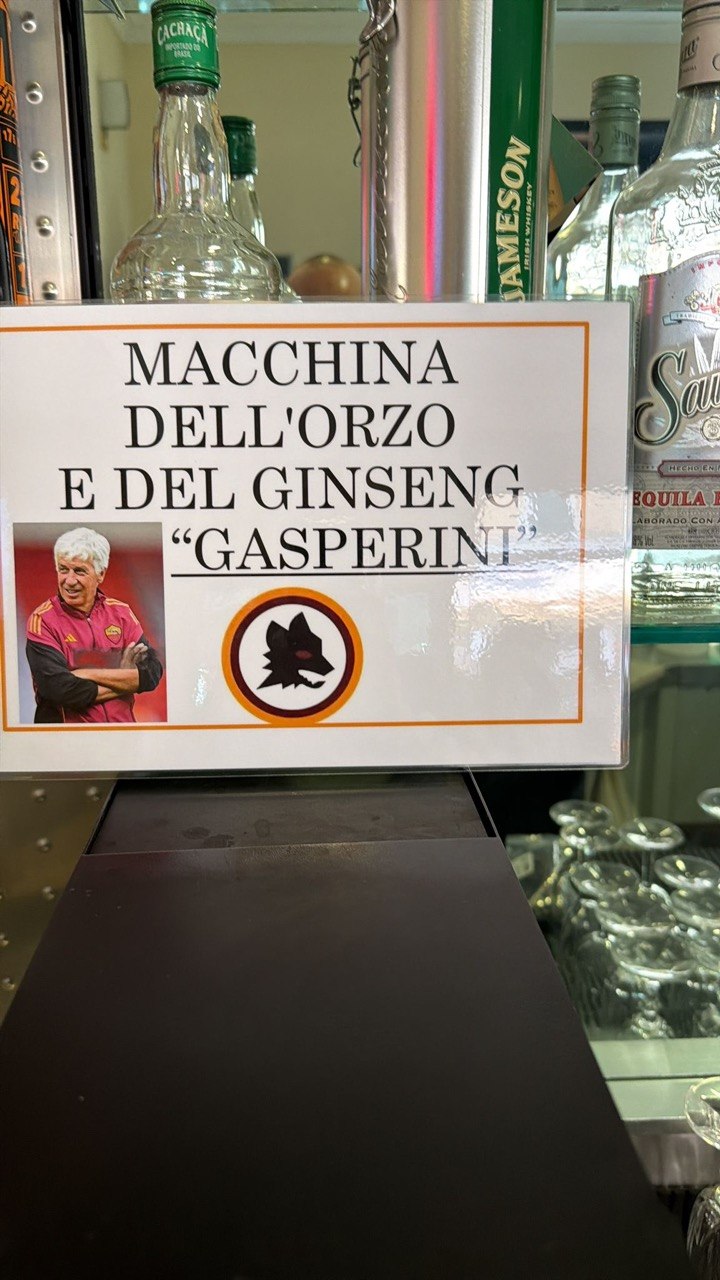 Gasperin-themed drink created at Rome bar