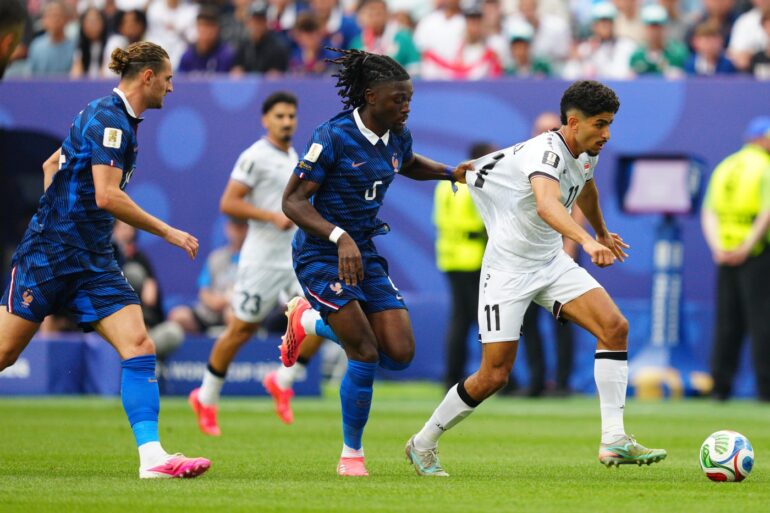 France beats Iraq 3–0, advances to knockout stage; Koné plays full 90 minutes