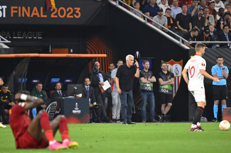 Mourinho renews criticism of Taylor over Seville-Roma incident