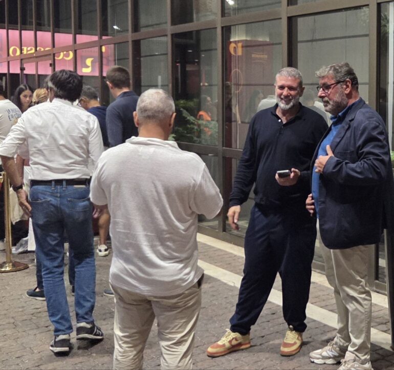 Gasperini's market advisor Pietro Leonardi spotted at Roma–Fiorentina