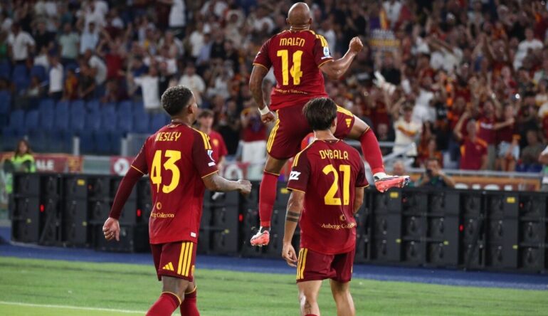 Wesley and Malen dine together at Colosseum as Roma pair recover from injury