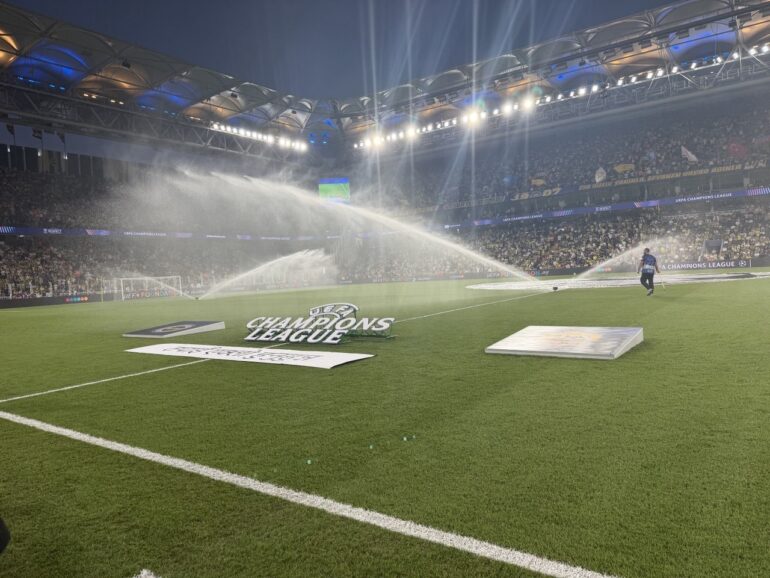Sky disruption hits Roma fans in Rome during Fenerbahce Champions League clash